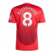 Manchester United Bruno Fernandes #8 Replike Domaci Dres 2024-25 Kratak Rukav